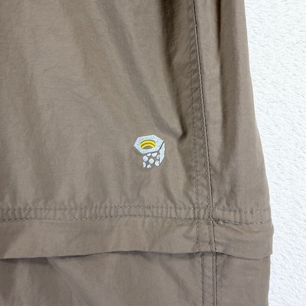 Mountain Hardwear Womens Convertible Hiking Pants Khaki Tan Size 8/34 Zip Off - Picture 10 of 15